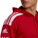 Adidas teamwear Bluza męska adidas Squadra 21 Hoodie czerwona GP6435