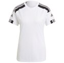 Adidas teamwear Koszulka damska adidas Squadra 21 Jersey biała GN5753