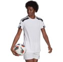 Adidas teamwear Koszulka damska adidas Squadra 21 Jersey biała GN5753