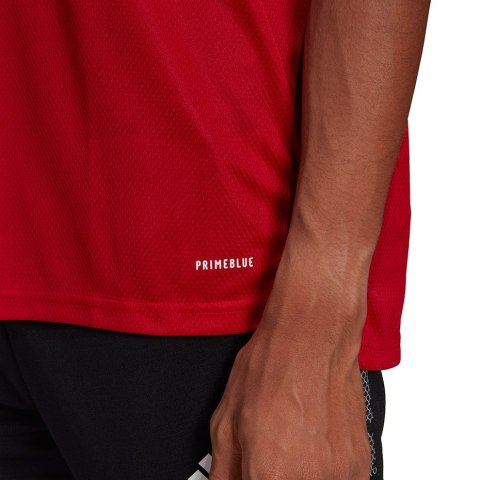 Adidas teamwear Koszulka męska adidas Condivo 21 Training Jersey Primeblue czerwona GH7166 Adidas teamwear Koszulka męska adidas Condivo 21 Training Jersey Primeblue czerwona GH7166