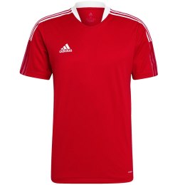 Adidas teamwear Koszulka męska adidas Tiro 21 Training Jersey czerwona GM7588