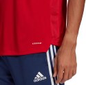 Adidas teamwear Koszulka męska adidas Tiro 21 Training Jersey czerwona GM7588 Adidas teamwear Koszulka męska adidas Tiro 21 Training Jersey czerwona GM7588