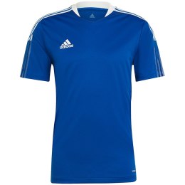 Adidas teamwear Koszulka męska adidas Tiro 21 Training Jersey niebieska GM7589