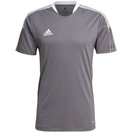 Adidas teamwear Koszulka męska adidas Tiro 21 Training Jersey szara GM7587