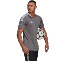 Adidas teamwear Koszulka męska adidas Tiro 21 Training Jersey szara GM7587 Adidas teamwear Koszulka męska adidas Tiro 21 Training Jersey szara GM7587