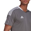 Adidas teamwear Koszulka męska adidas Tiro 21 Training Jersey szara GM7587 Adidas teamwear Koszulka męska adidas Tiro 21 Training Jersey szara GM7587