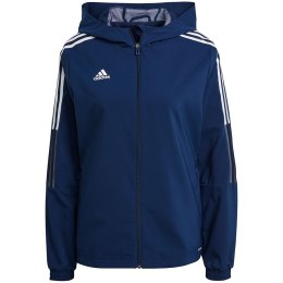 Adidas teamwear Kurtka damska adidas Tiro 21 Windbreaker granatowa GP4968