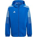 Adidas teamwear Kurtka dla dzieci adidas Tiro 21 Windbreaker Youth niebieska GP4978