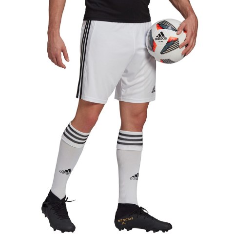 Adidas teamwear Spodenki męskie adidas Squadra 21 Short białe GN5773 Adidas teamwear Spodenki męskie adidas Squadra 21 Short białe GN5773