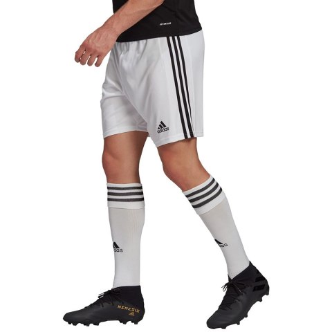 Adidas teamwear Spodenki męskie adidas Squadra 21 Short białe GN5773 Adidas teamwear Spodenki męskie adidas Squadra 21 Short białe GN5773