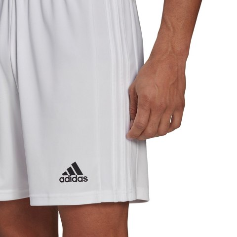 Adidas teamwear Spodenki męskie adidas Squadra 21 Short białe GN5774 Adidas teamwear Spodenki męskie adidas Squadra 21 Short białe GN5774