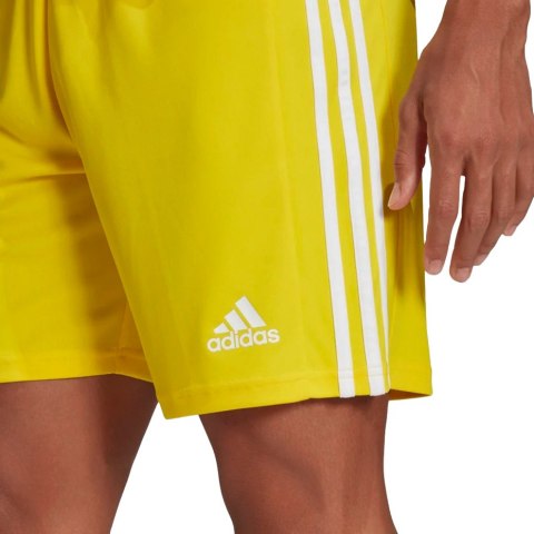 Adidas teamwear Spodenki męskie adidas Squadra 21 Short żółte GN5772 Adidas teamwear Spodenki męskie adidas Squadra 21 Short żółte GN5772
