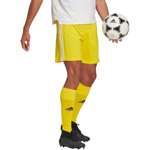 Adidas teamwear Spodenki męskie adidas Squadra 21 Short żółte GN5772 Adidas teamwear Spodenki męskie adidas Squadra 21 Short żółte GN5772