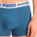 Puma Bokserki męskie Puma Placed Logo Boxer 2P denim 906519 05