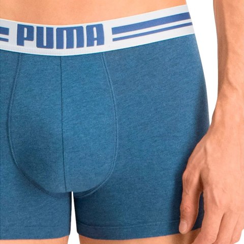 Puma Bokserki męskie Puma Placed Logo Boxer 2P denim 906519 05 Puma Bokserki męskie Puma Placed Logo Boxer 2P denim 906519 05