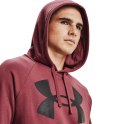 Under Armour Bluza męska Under Armour Rival Fleece Big Logo HD burgund 1357093 652