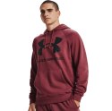 Under Armour Bluza męska Under Armour Rival Fleece Big Logo HD burgund 1357093 652