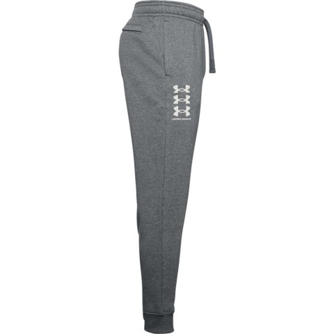 Under Armour Spodnie męskie Under Armour Rival Fleece 3Logo Jogger ciemnoszare 1357131 012 Under Armour Spodnie męskie Under Armour Rival Fleece 3Logo Jogger ciemnoszare 1357131 012