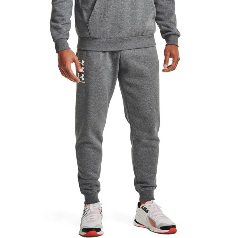 Under Armour Spodnie męskie Under Armour Rival Fleece 3Logo Jogger ciemnoszare 1357131 012 Under Armour Spodnie męskie Under Armour Rival Fleece 3Logo Jogger ciemnoszare 1357131 012