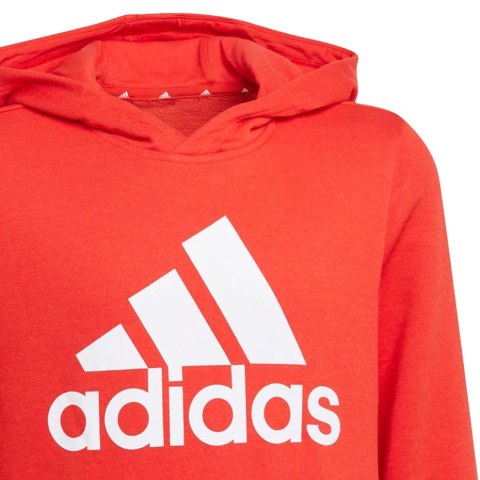 Adidas Bluza dla dzieci adidas Essentials Big Logo Hoodie czerwona GN4037 Adidas Bluza dla dzieci adidas Essentials Big Logo Hoodie czerwona GN4037