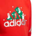 Adidas Dres dla dzieci adidas LK Holiday Set czerwono-granatowy H40344