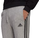 Adidas Spodnie męskie adidas Essentials Tapered Elastic Cuff 3 Stripes Pant szare GK9001 Adidas Spodnie męskie adidas Essentials Tapered Elastic Cuff 3 Stripes Pant szare GK9001