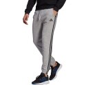 Adidas Spodnie męskie adidas Essentials Tapered Elastic Cuff 3 Stripes Pant szare GK9001 Adidas Spodnie męskie adidas Essentials Tapered Elastic Cuff 3 Stripes Pant szare GK9001
