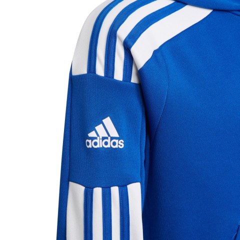 Adidas teamwear Bluza dla dzieci adidas Squadra 21 Hoody Youth niebieska GP6434 Adidas teamwear Bluza dla dzieci adidas Squadra 21 Hoody Youth niebieska GP6434