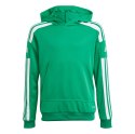 Adidas teamwear Bluza dla dzieci adidas Squadra 21 Hoody Youth zielona GP6432