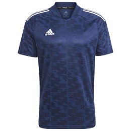 Adidas teamwear Koszulka męska adidas Condivo 21 Jersey Primeblue granatowa GJ6801