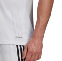 Adidas teamwear Koszulka męska adidas Squadra 21 Jersey Short Sleeve biała GN5723 Adidas teamwear Koszulka męska adidas Squadra 21 Jersey Short Sleeve biała GN5723