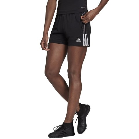 Adidas teamwear Spodenki damskie adidas Tiro 21 Training Short czarne GN2158 Adidas teamwear Spodenki damskie adidas Tiro 21 Training Short czarne GN2158