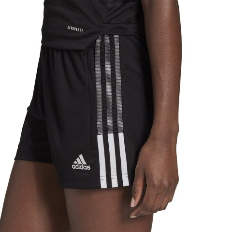 Adidas teamwear Spodenki damskie adidas Tiro 21 Training Short czarne GN2158 Adidas teamwear Spodenki damskie adidas Tiro 21 Training Short czarne GN2158
