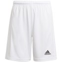 Adidas teamwear Spodenki dla dzieci adidas Squadra 21 Short Youth białe GN5765