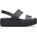 Crocs Sandały damskie Crocs Brooklyn Low Wedge czarne 206453 060 Crocs Sandały damskie Crocs Brooklyn Low Wedge czarne 206453 060