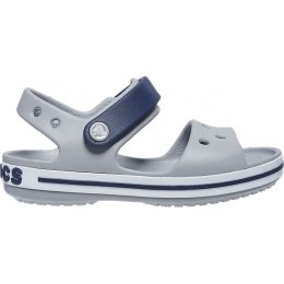 Crocs Sandały dla dzieci Crocs Crosband Sandal Kids szaro-granatowe 12856 01U