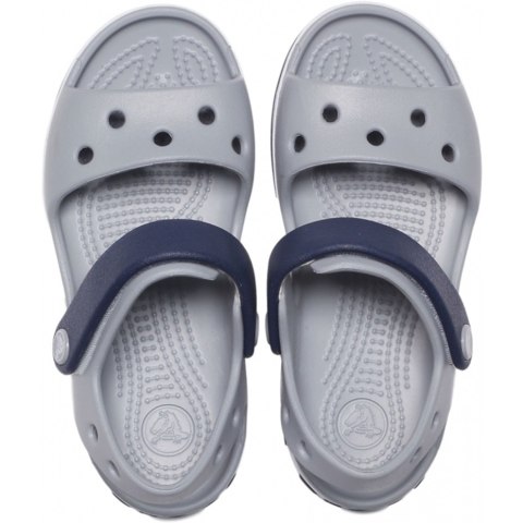 Crocs Sandały dla dzieci Crocs Crosband Sandal Kids szaro-granatowe 12856 01U Crocs Sandały dla dzieci Crocs Crosband Sandal Kids szaro-granatowe 12856 01U