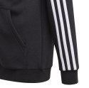 Adidas Bluza dla dzieci adidas Essentials 3-Stripes Hoodie czarna GQ8900