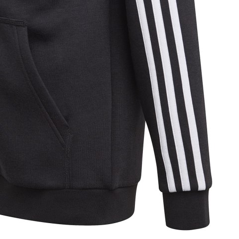 Adidas Bluza dla dzieci adidas Essentials 3-Stripes Hoodie czarna GQ8900 Adidas Bluza dla dzieci adidas Essentials 3-Stripes Hoodie czarna GQ8900