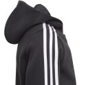 Adidas Bluza dla dzieci adidas Essentials 3-Stripes Hoodie czarna GQ8900