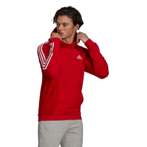 Adidas Bluza męska adidas Essentials Fleece czerwona GU2523 Adidas Bluza męska adidas Essentials Fleece czerwona GU2523