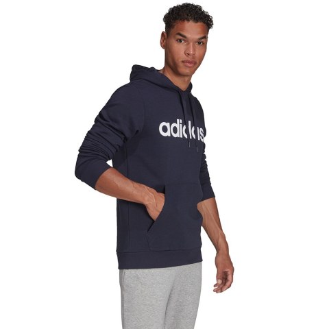 Adidas Bluza męska adidas Essentials Linear granatowa GK9068 Adidas Bluza męska adidas Essentials Linear granatowa GK9068