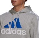 Adidas Bluza męska adidas Mens Essentials Hoodie szara GV5249