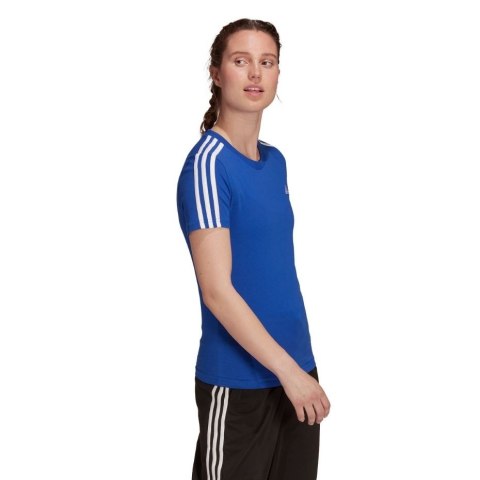 Adidas Koszulka damska adidas Loungewear Ess niebieska H07815 Adidas Koszulka damska adidas Loungewear Ess niebieska H07815