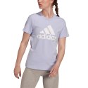 Adidas Koszulka damska adidas Loungewear Essentials Logo Tee fioletowa H07809