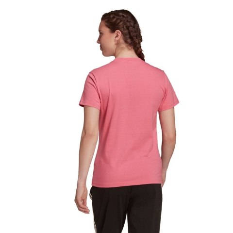 Adidas Koszulka damska adidas Loungewear Essentials Logo Tee różowa H07811 Adidas Koszulka damska adidas Loungewear Essentials Logo Tee różowa H07811