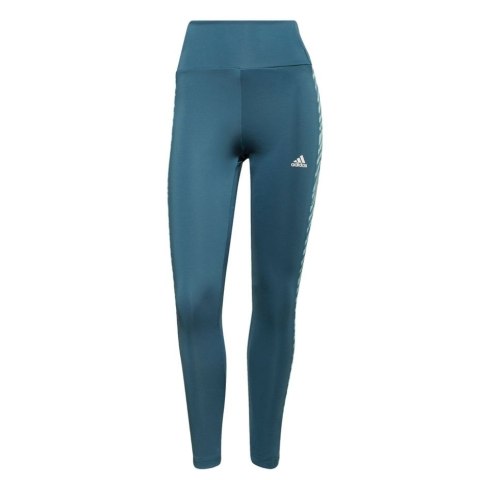Adidas Legginsy damskie adidas Designed to Move Hi niebieskie GT0136 Adidas Legginsy damskie adidas Designed to Move Hi niebieskie GT0136