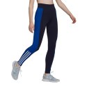 Adidas Legginsy damskie adidas Essentials Colorblock czarno-niebieskie GS6323 Adidas Legginsy damskie adidas Essentials Colorblock czarno-niebieskie GS6323