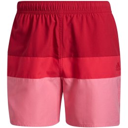 Adidas Spodenki kąpielowe męskie adidas Short-Length Colorb czerwono-różowe GU0312