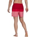 Adidas Spodenki kąpielowe męskie adidas Short-Length Colorb czerwono-różowe GU0312